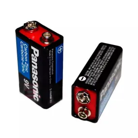 12-Pack: Panasonic 9V Super Heavy Duty Batteries