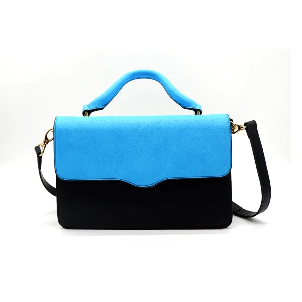 BILLIE  - Tropical Faux Leather Crossbody with Interchangeable Lids