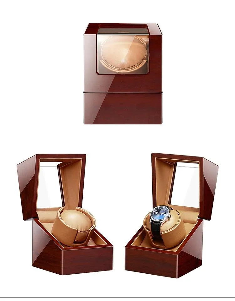 Fabrizio Oak Wood Mechanical Box Watch Winder