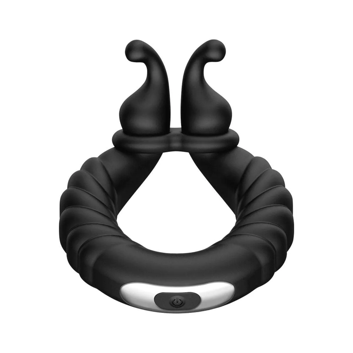 FORTO F-24 Textured Vibrating C-Ring 40 mm - Black