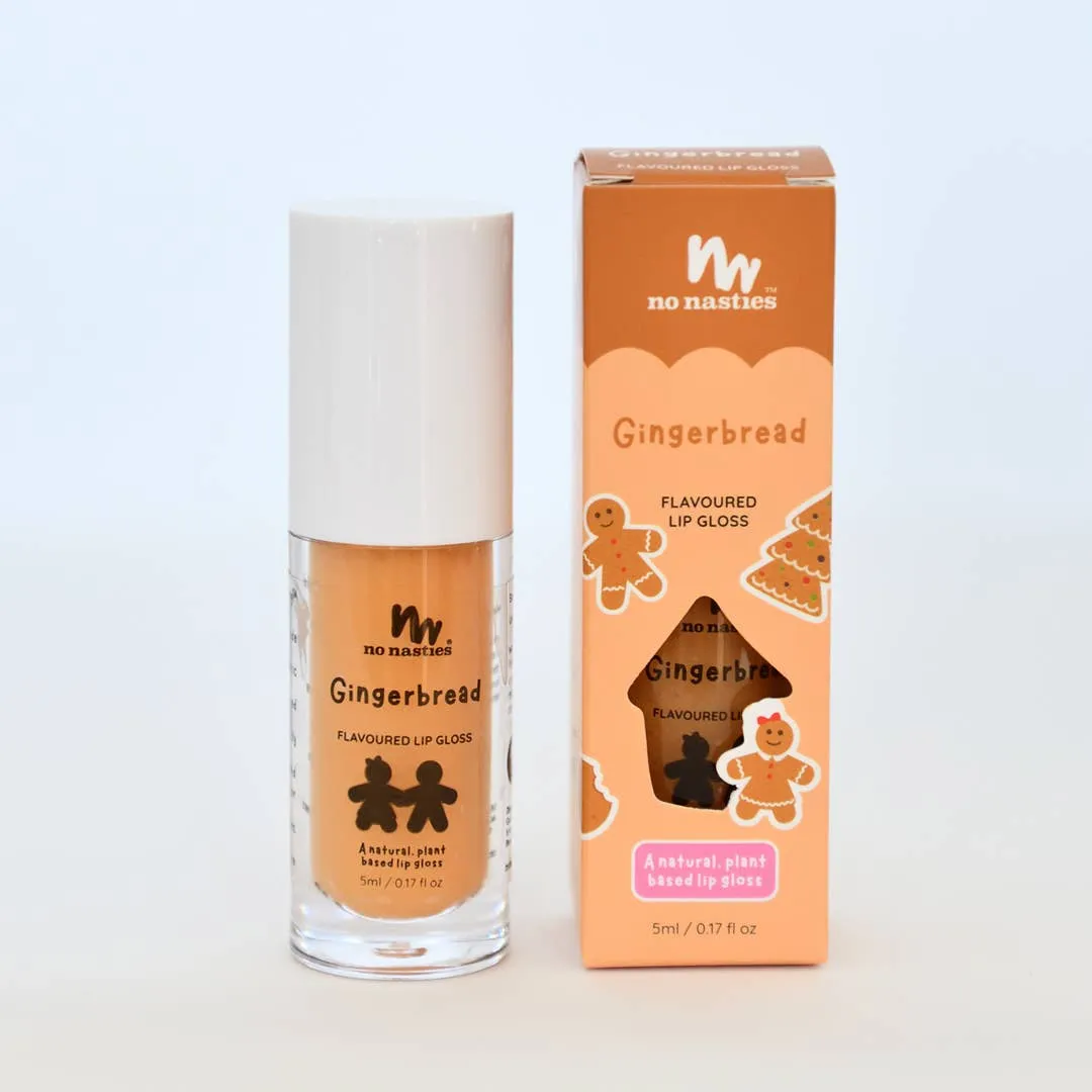 Natural Kids Lip Gloss Wands: Chocolate Ice Cream - Light Chocolate Coloured