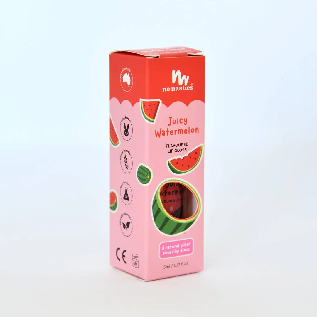 Natural Kids Lip Gloss Wands: Chocolate Ice Cream - Light Chocolate Coloured