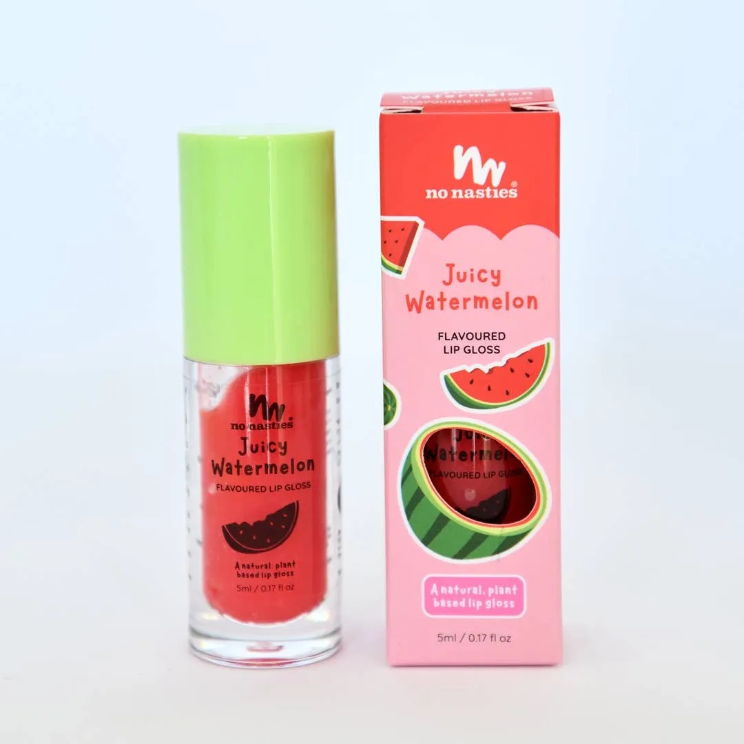 Natural Kids Lip Gloss Wands: Chocolate Ice Cream - Light Chocolate Coloured