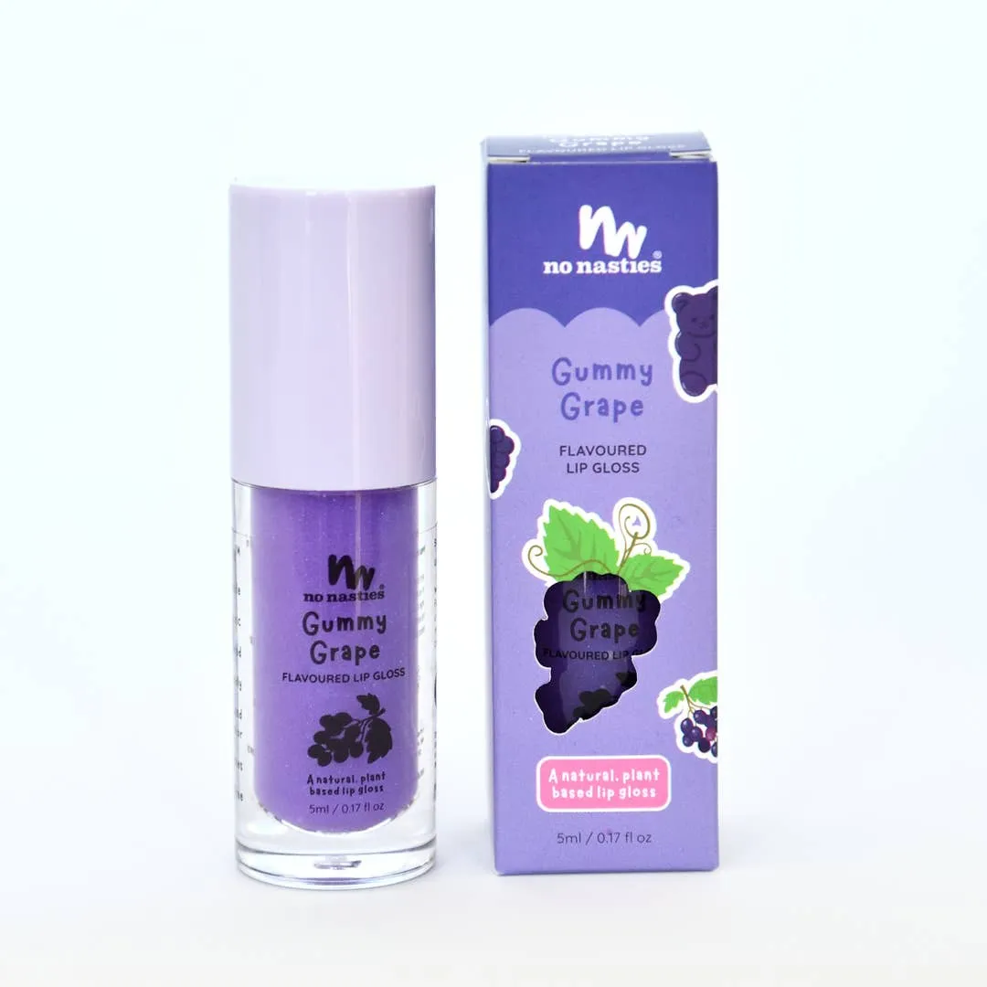 Natural Kids Lip Gloss Wands: Chocolate Ice Cream - Light Chocolate Coloured