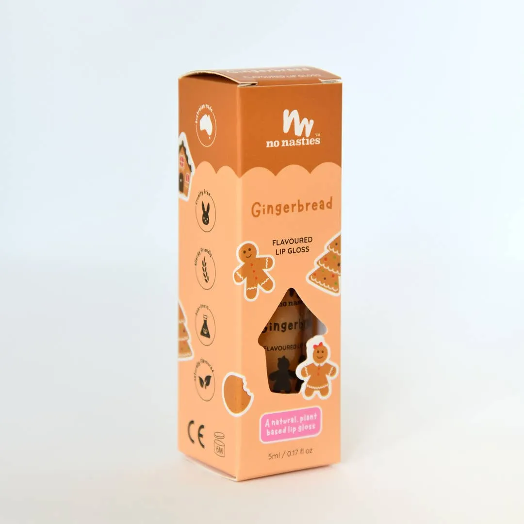 Natural Kids Lip Gloss Wands: Chocolate Ice Cream - Light Chocolate Coloured
