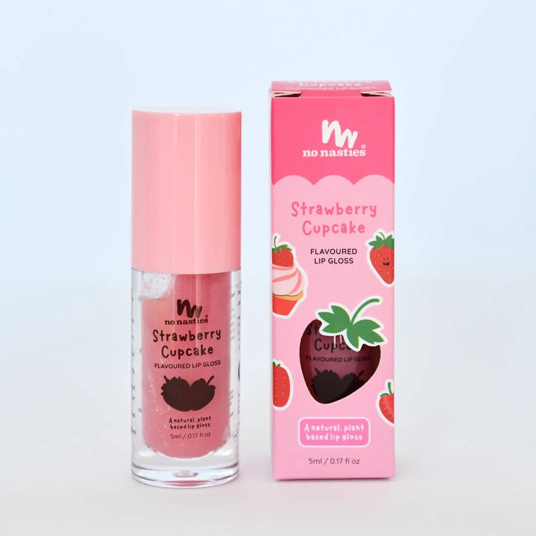 Natural Kids Lip Gloss Wands: Chocolate Ice Cream - Light Chocolate Coloured