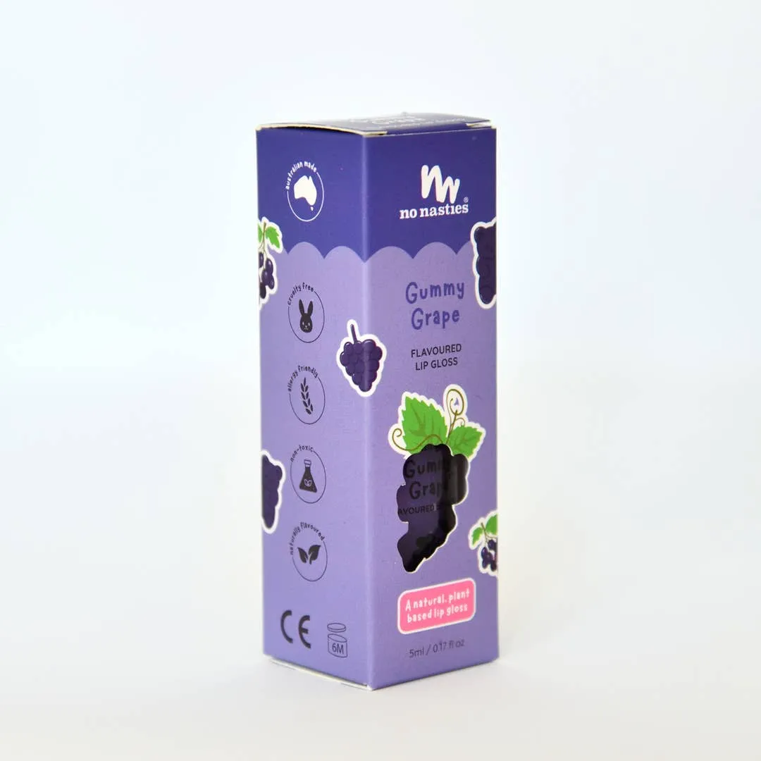 Natural Kids Lip Gloss Wands: Chocolate Ice Cream - Light Chocolate Coloured