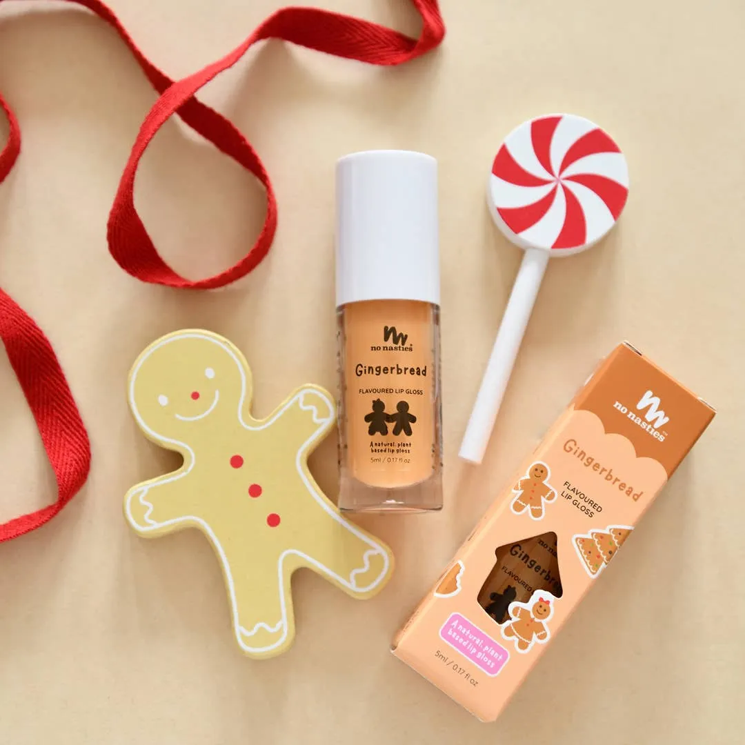Natural Kids Lip Gloss Wands: Chocolate Ice Cream - Light Chocolate Coloured